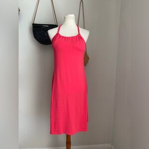 PrAna Pink Stretchy Racerback Quinn Dress , Size Large